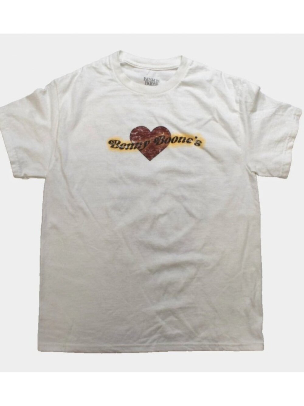 Benson Boone Womens Benny American Heart 2025 World Tour White Shirt New Small